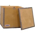 Global Equipment Global Industrial„¢ 4 Panel Hinged Shipping Crate w/Lid & Pallet, 17-1/4"L x 17-1/4"W x 17-1/2"H GSH043704370443